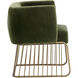 Gala Forest Green Dining Armchair